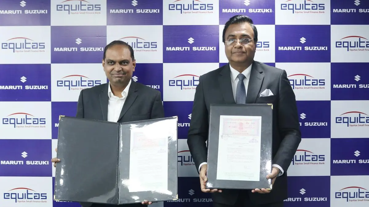 Maruti Suzuki collaborates with Equitas Small Finance Bank to expand retail car financing